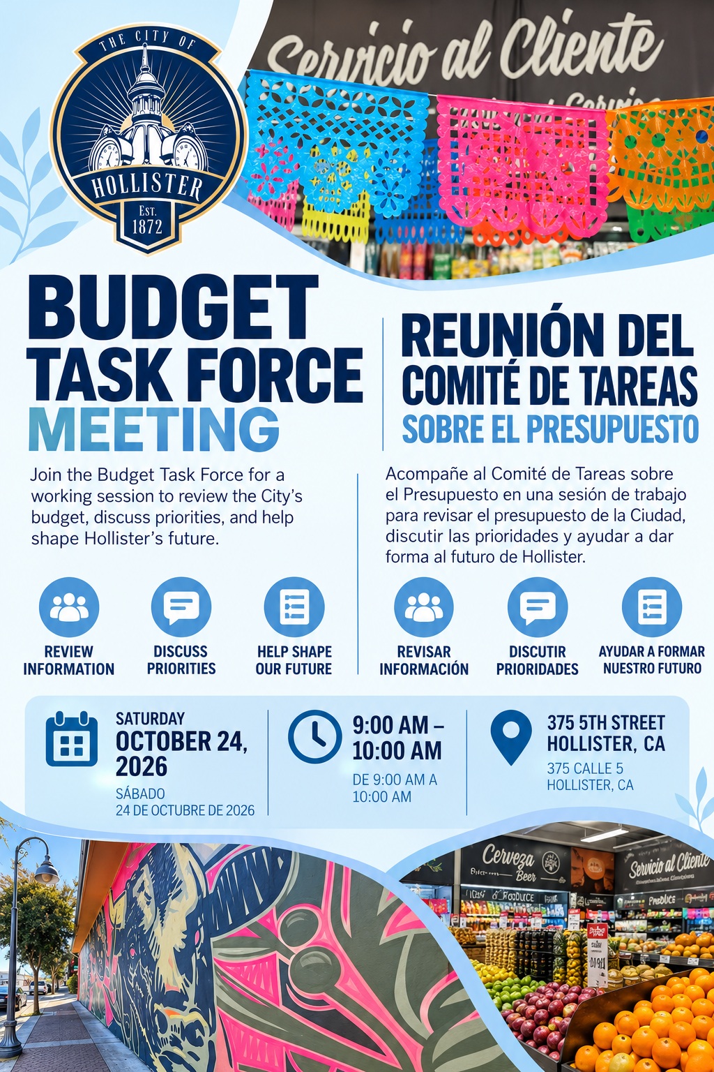 Hollister Budget Task Force Meeting